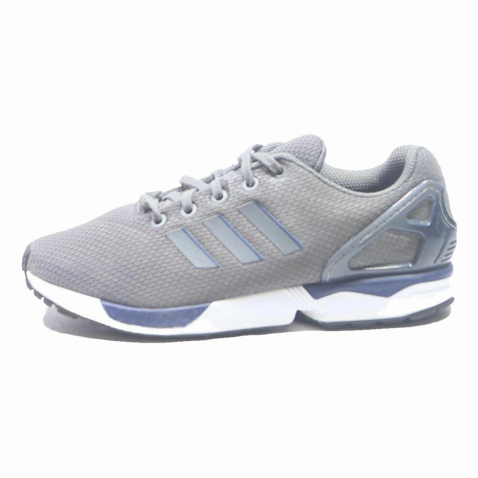 ADIDAS ZX Flux Mens Low Top Trainers Grey Synthetic UK 5.5 Lightweight Comfort Adidas Cross Country Running Shoes