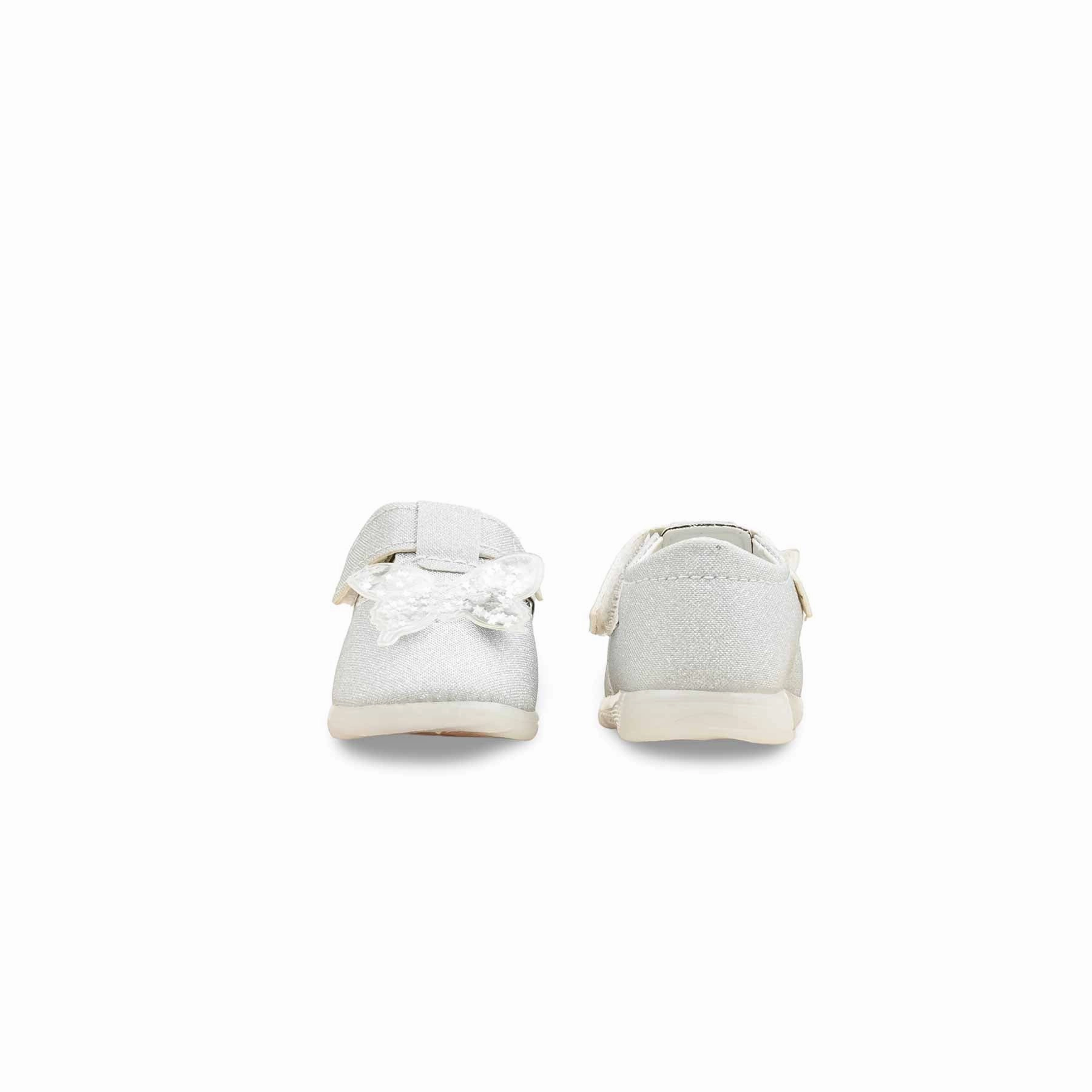 Shoes For Casual Biking| Babies Silver Casual Booties KD2588