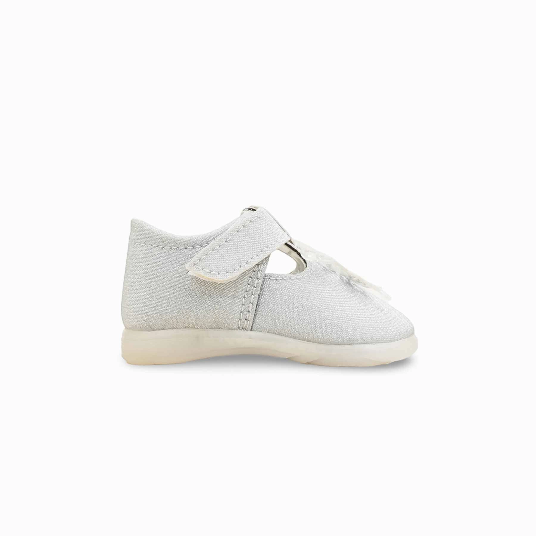 Babies Silver Casual Booties KD2588 Chelsea Low Top Casual Skate Shoe