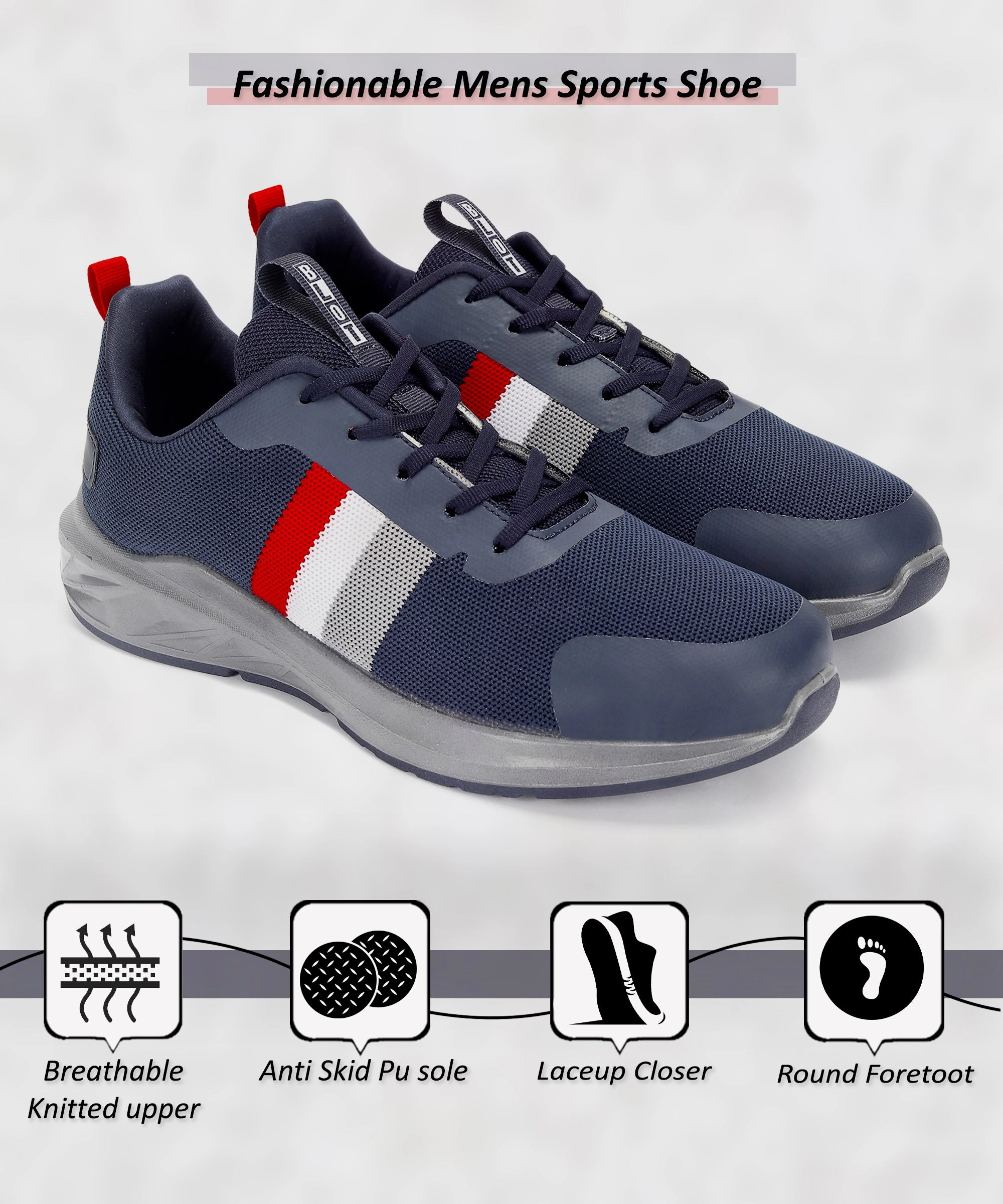 Best Walking Shoe Best Comfortable Walking Paragon PUK3505GS Men Casual Shoes | Stylish Walking Outdoor Shoes | Daily & Occasion Wear | Smart & Trendy | Comfortable Cushioned Soles