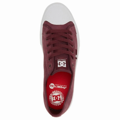 DC Manual RT S Skate Shoe - Plum Suede Skate