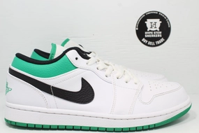 Nike Air Jordan 1 Low White Lucky Green Black Asics Gel-nimbus Lite 3 Running Shoes