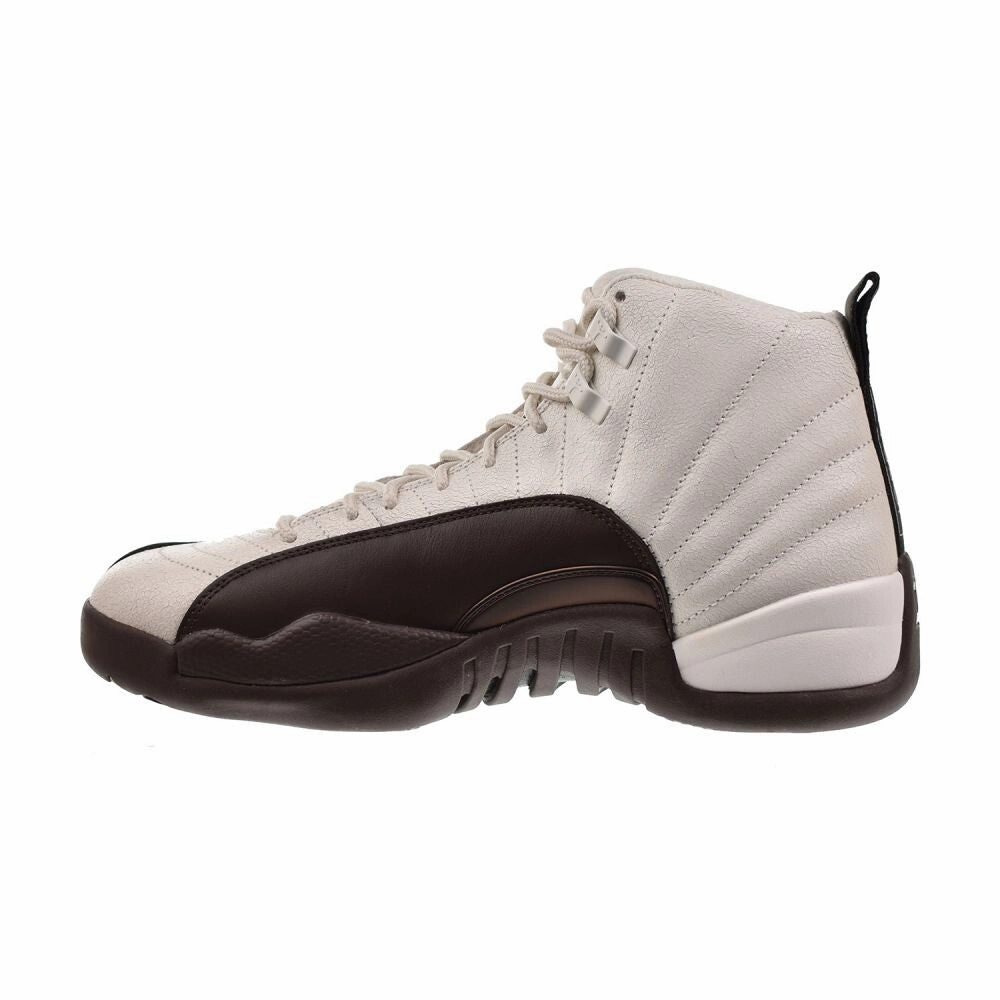 Sporty Business Casual Shoes Jordan 12 Retro SP "SoleFly Cafecito" Men's Shoes White/Brown fz5026-100