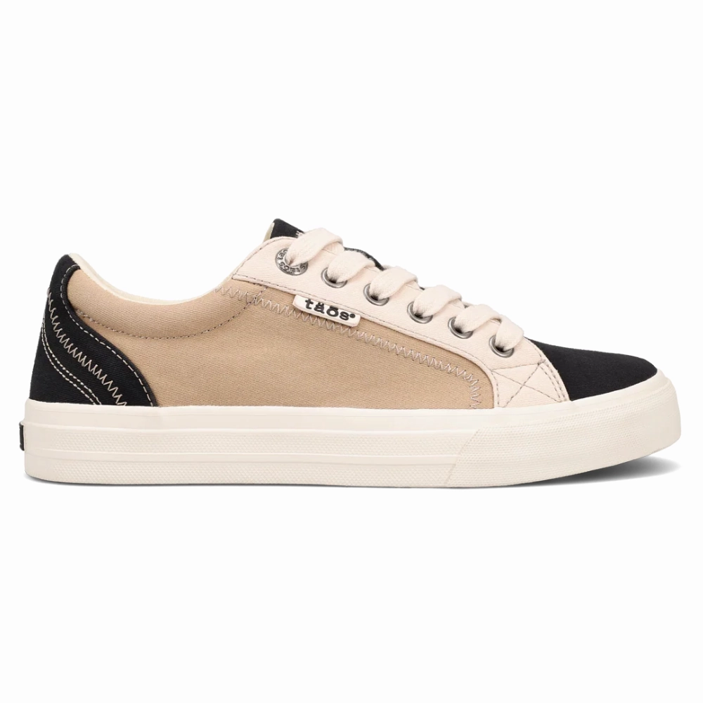 Cut Shoes Casual Taos Plim Soul Black/Tan Multi Canvas Sneaker (Women's)