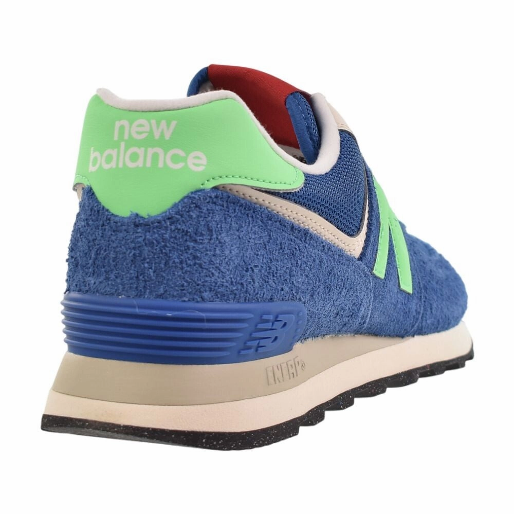 New Balance 574 Men's Shoes Blue Agate/Lime Leaf Active Best Casual Shoes