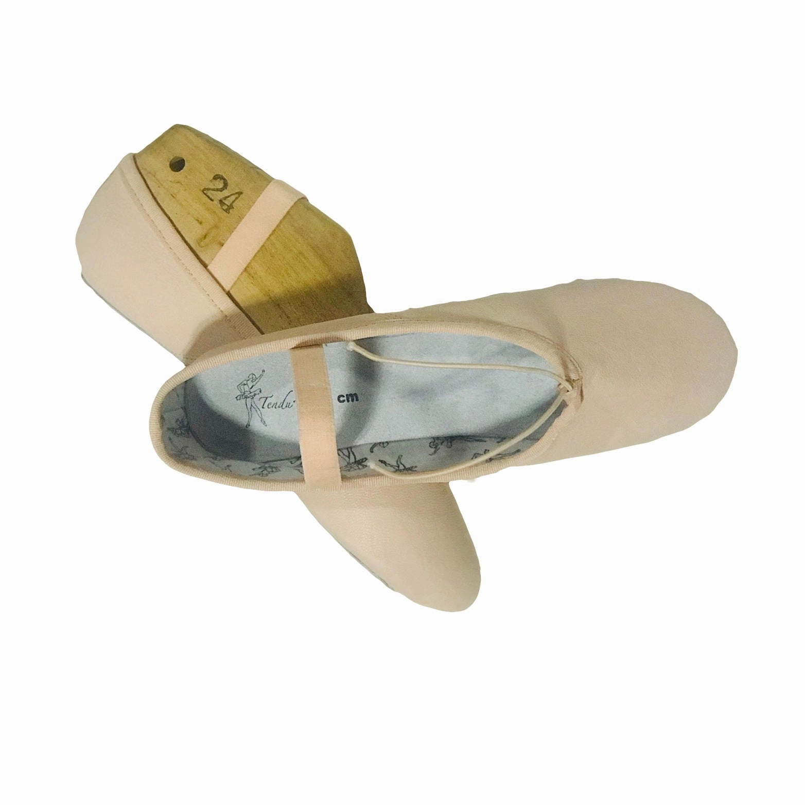 Tendu Pink Leather Ballet slipper - TPLFC