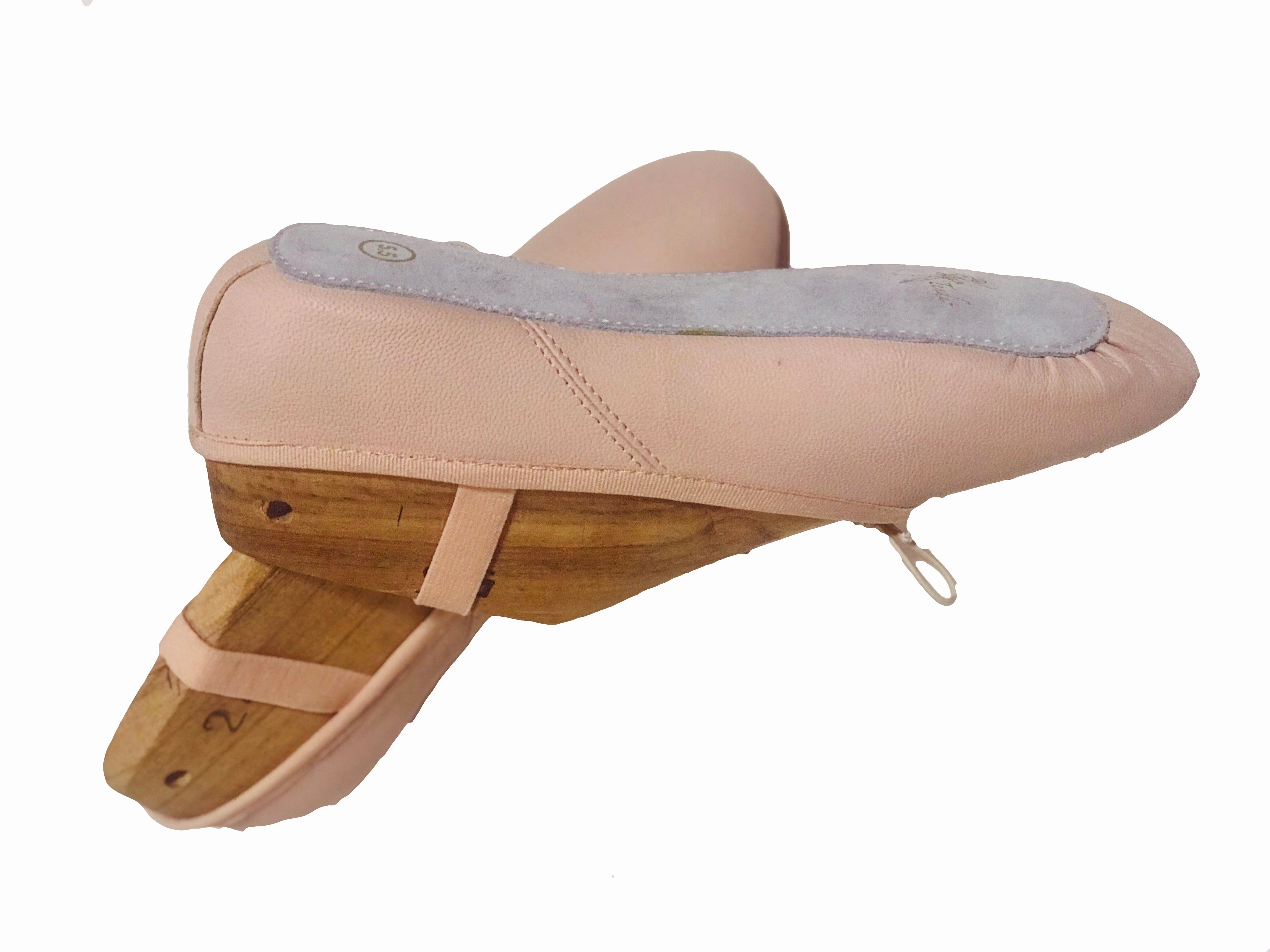 Tendu Pink Leather Ballet slipper - TPLFC