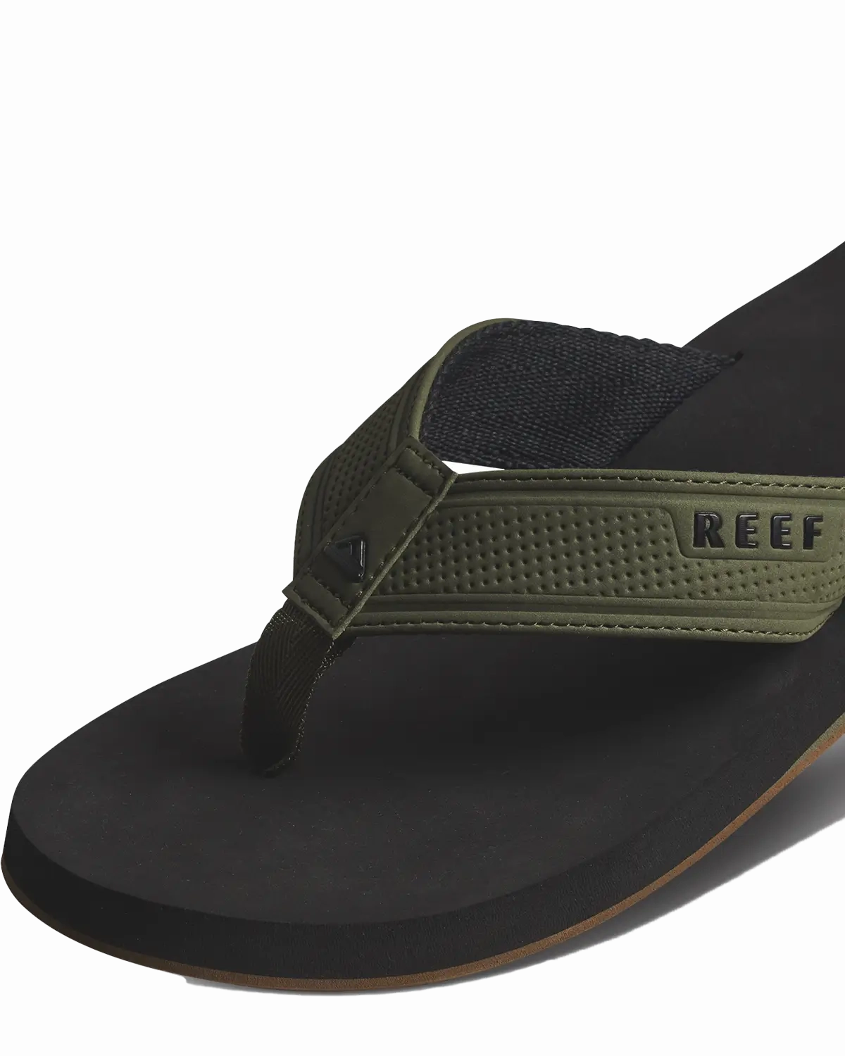 Thong Flip Flop Sandals The Layback Flip Flops in Black & Olive