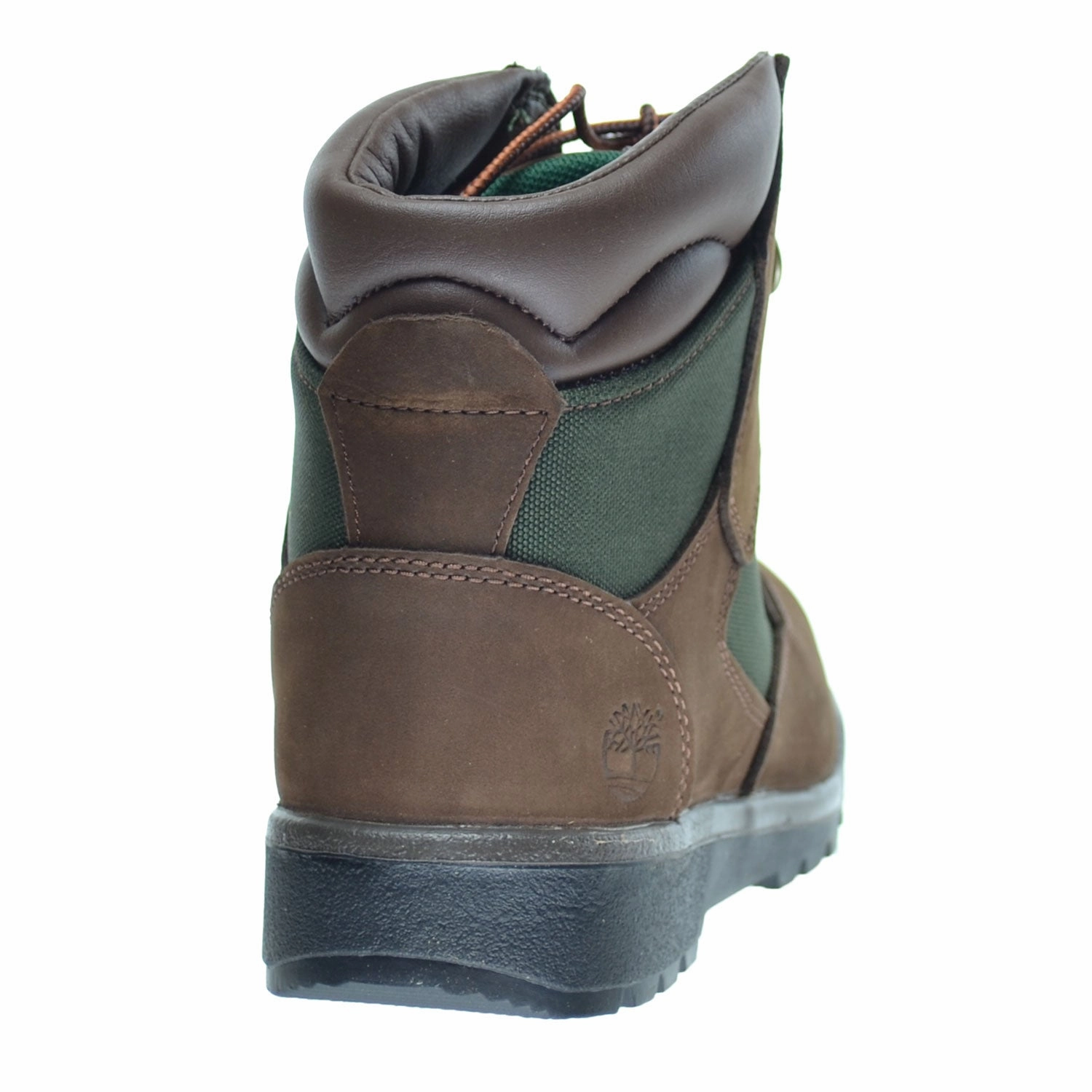 Hiking Shoes For Arthritic Feet Timberland 6 Inch Big Kid's Field Boots Brown Nubuck/Green