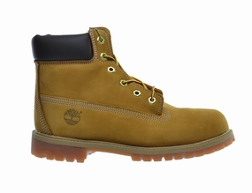 Waterproof Flats Shoes Timberland 6-Inch Premium Big Kids' Waterproof Boots Wheat