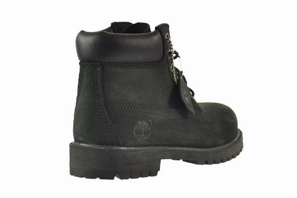 Timberland 6 Inch Premium Little Kids Boots Black Non Slip Shoes