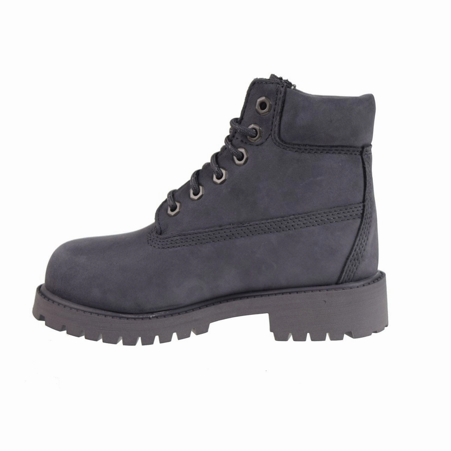 Timberland 6 inch Waterproof Little Kids'  Boots Dark Grey Waterproof Nubuck Shoes