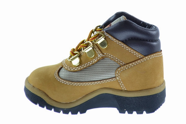 Timberland Baby Toddlers Field Boots Wheat Hiking Shoes With Vibram Soles