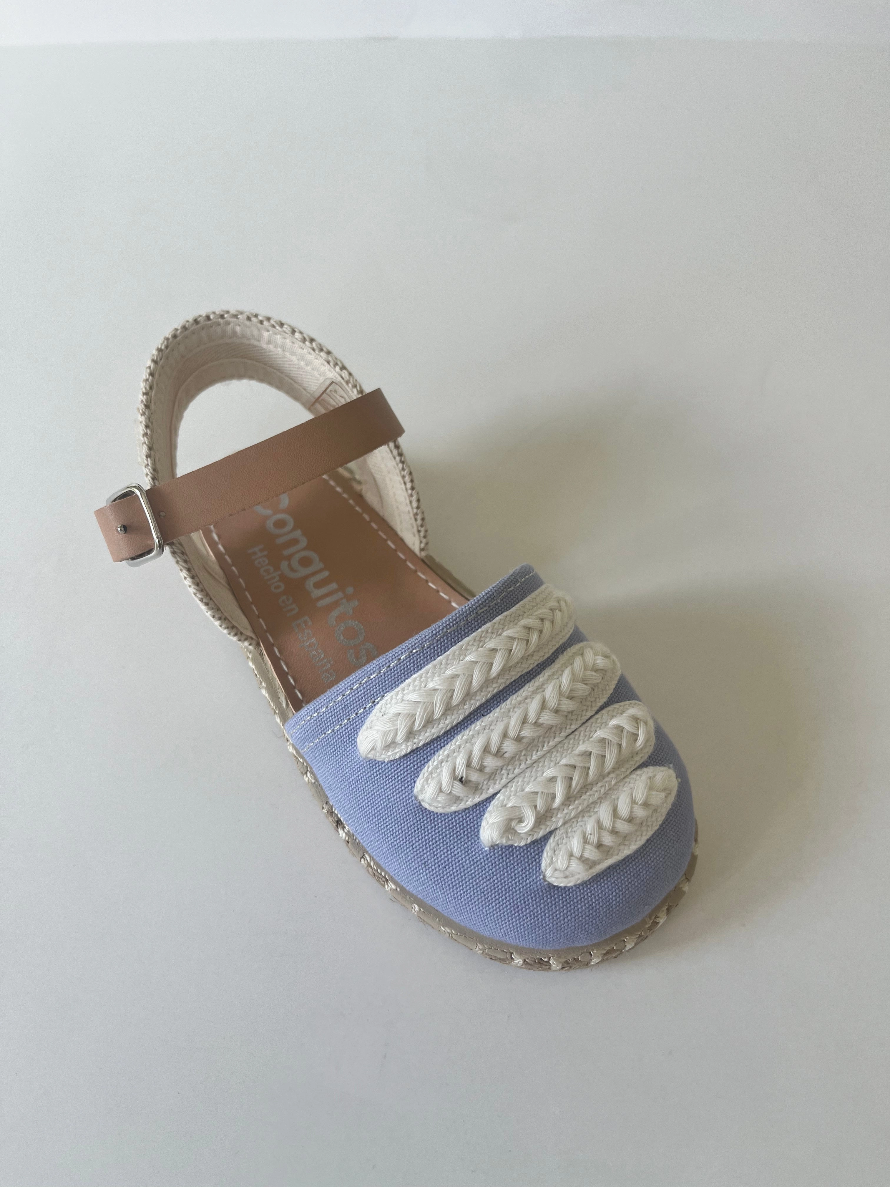 Even & Odd Espadrilles Lavender with beige laces alpargatas