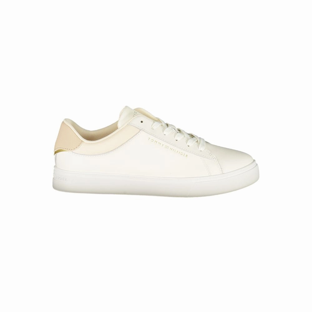 Sneakers In Dryer Tommy Hilfiger Beige Leather Women Sneaker