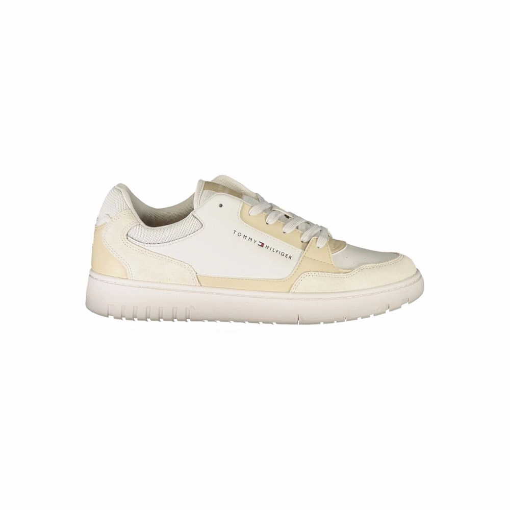 Casual Shoes For Fall 2024 Tommy Hilfiger Beige Polyethylene Men Sneaker