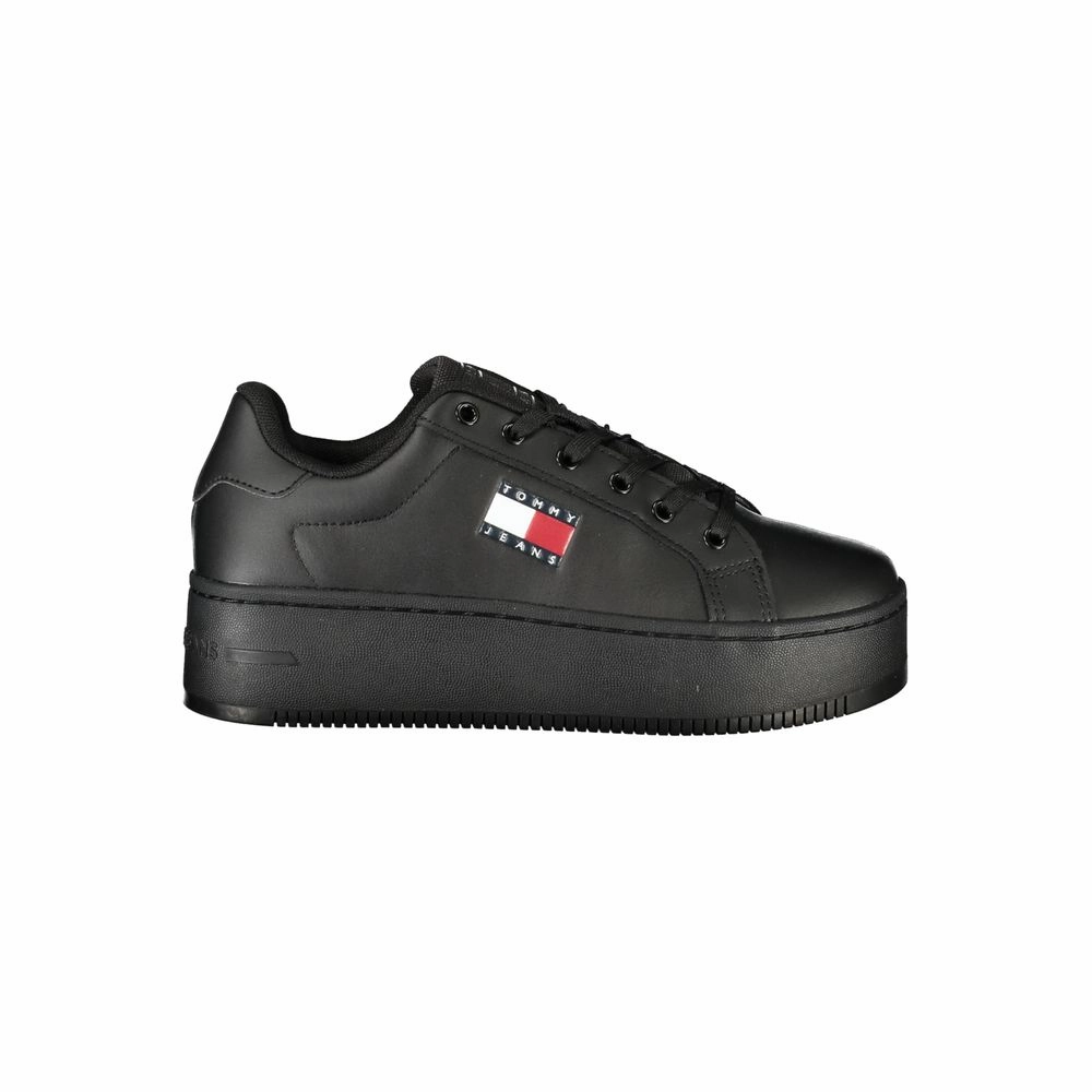 Tommy Hilfiger Black Polyethylene Women Sneaker B Boy Sneakers