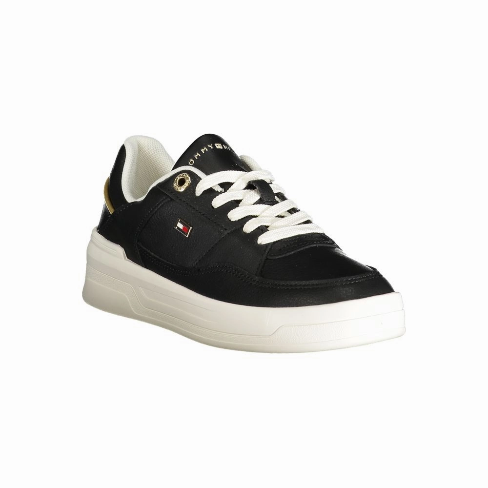 Vans Velcro Sneakers Tommy Hilfiger Black Polyethylene Women Sneaker