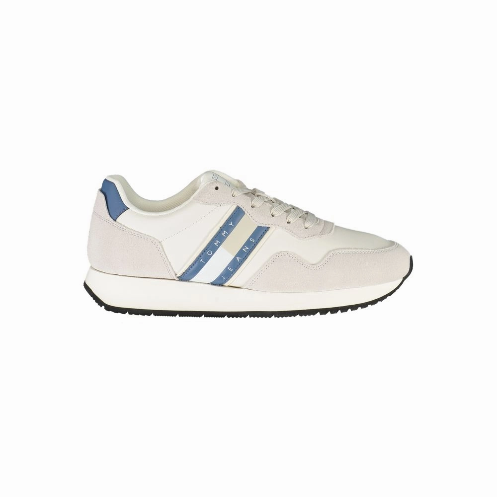 Ballerina Casual Shoes Tommy Hilfiger White Leather Men Sneaker