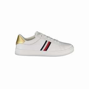 Tommy Hilfiger White Leather Women Sneaker Sneakers Margiela
