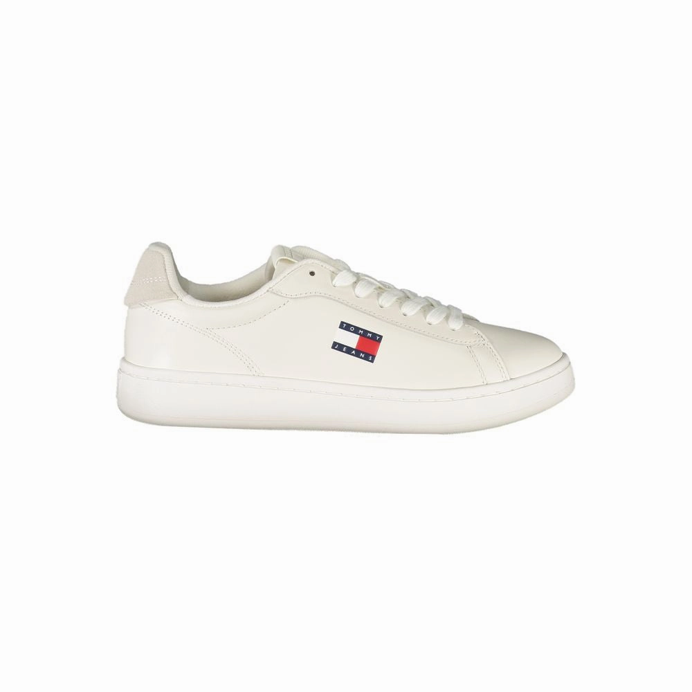 Business Casual Shoes Outfit Tommy Hilfiger White Leather Women Sneaker