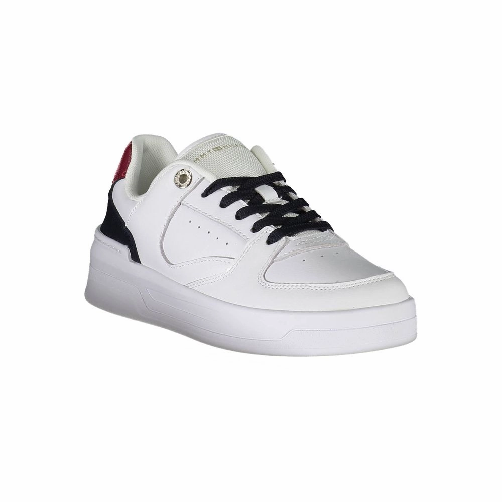Tommy Hilfiger White Leather Women Sneaker Star Sneakers