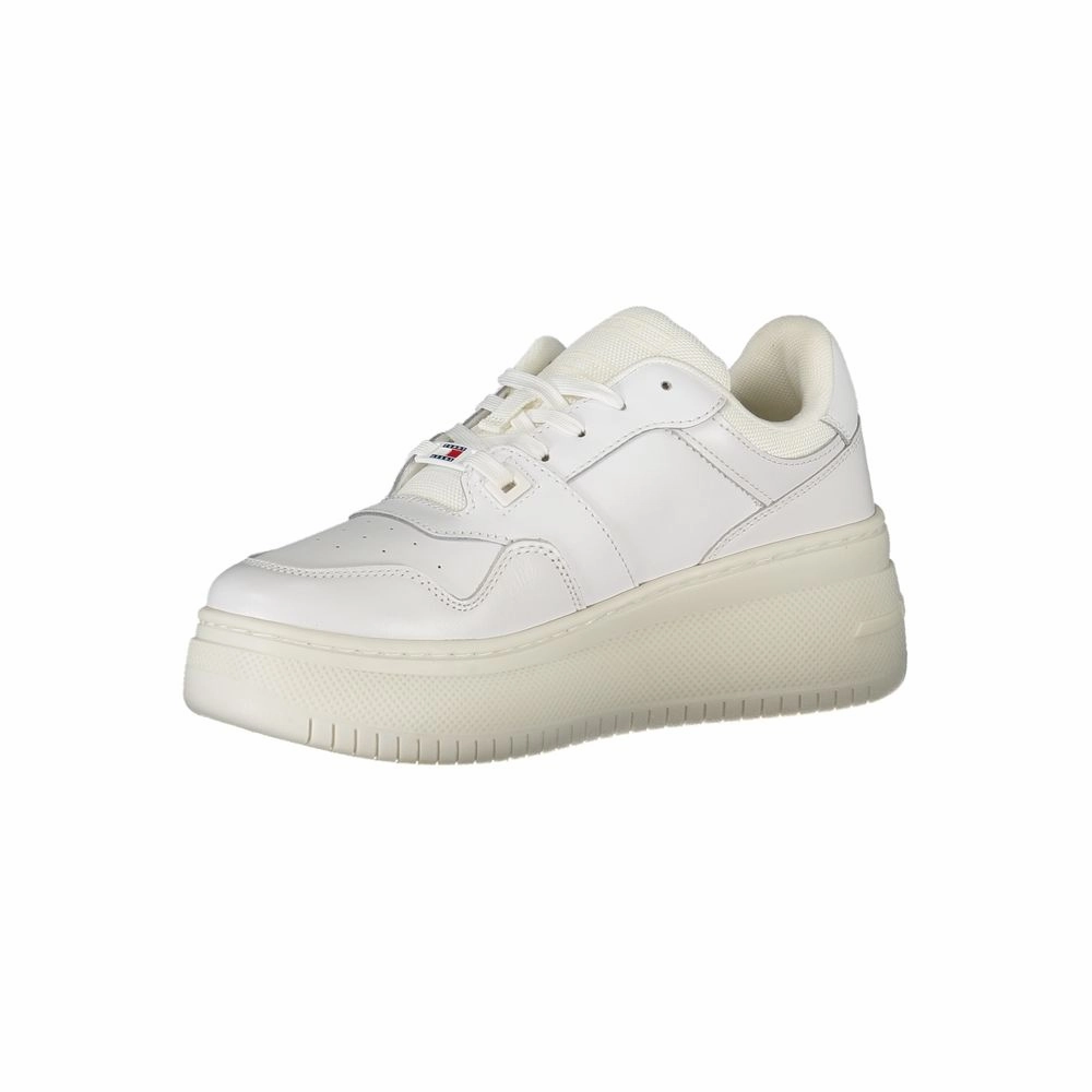 Tommy Hilfiger White Leather Women Sneaker Sneakers For Hiking