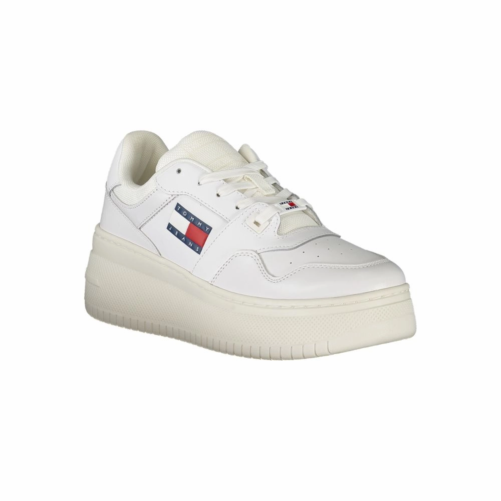 Best Long Distance Walking Sneakers Tommy Hilfiger White Leather Women Sneaker