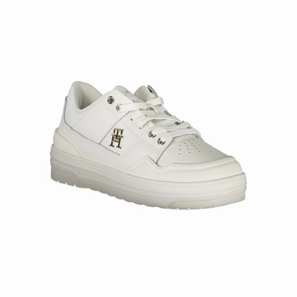 Air Sneakers Tommy Hilfiger White Leather Women Sneaker