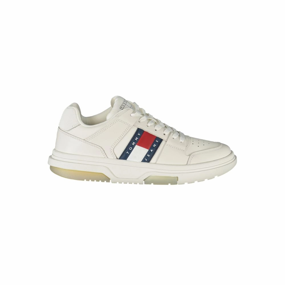 Sneakers To Wear With Jeans Tommy Hilfiger White Leather Women Sneaker