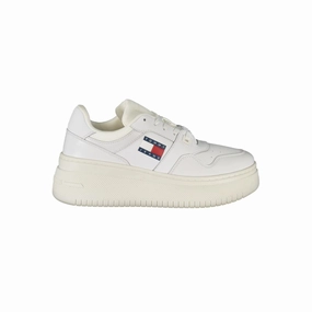 Tommy Hilfiger White Leather Women Sneaker Armor Sneakers