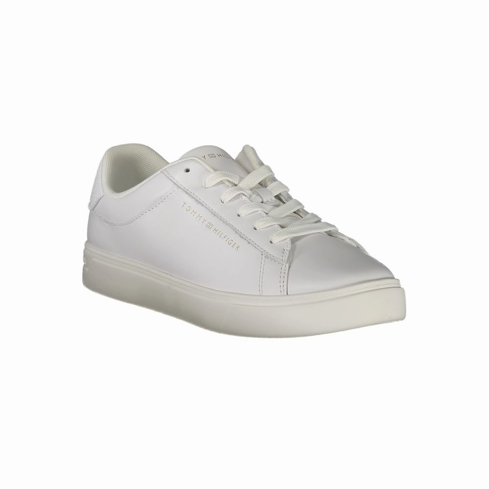 Tommy Hilfiger White Polyethylene Women Sneaker Converse Chuck Taylor Dainty Low Casual Shoes