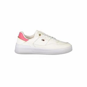 Tommy Hilfiger White Polyethylene Women Sneaker Ugg Sneakers Sand