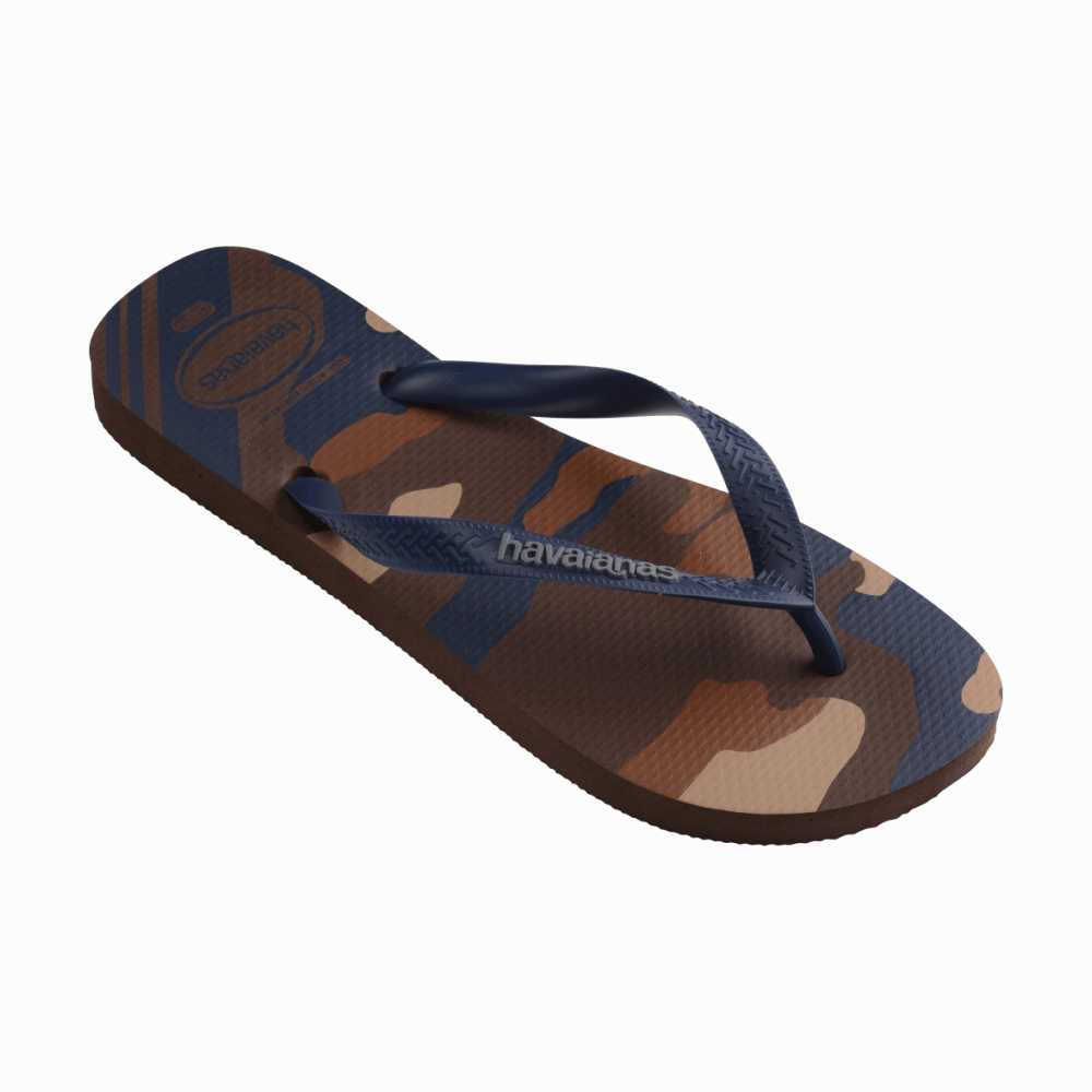 Top Camu Flip Flops Vintage Stone Frayed Flip Flops