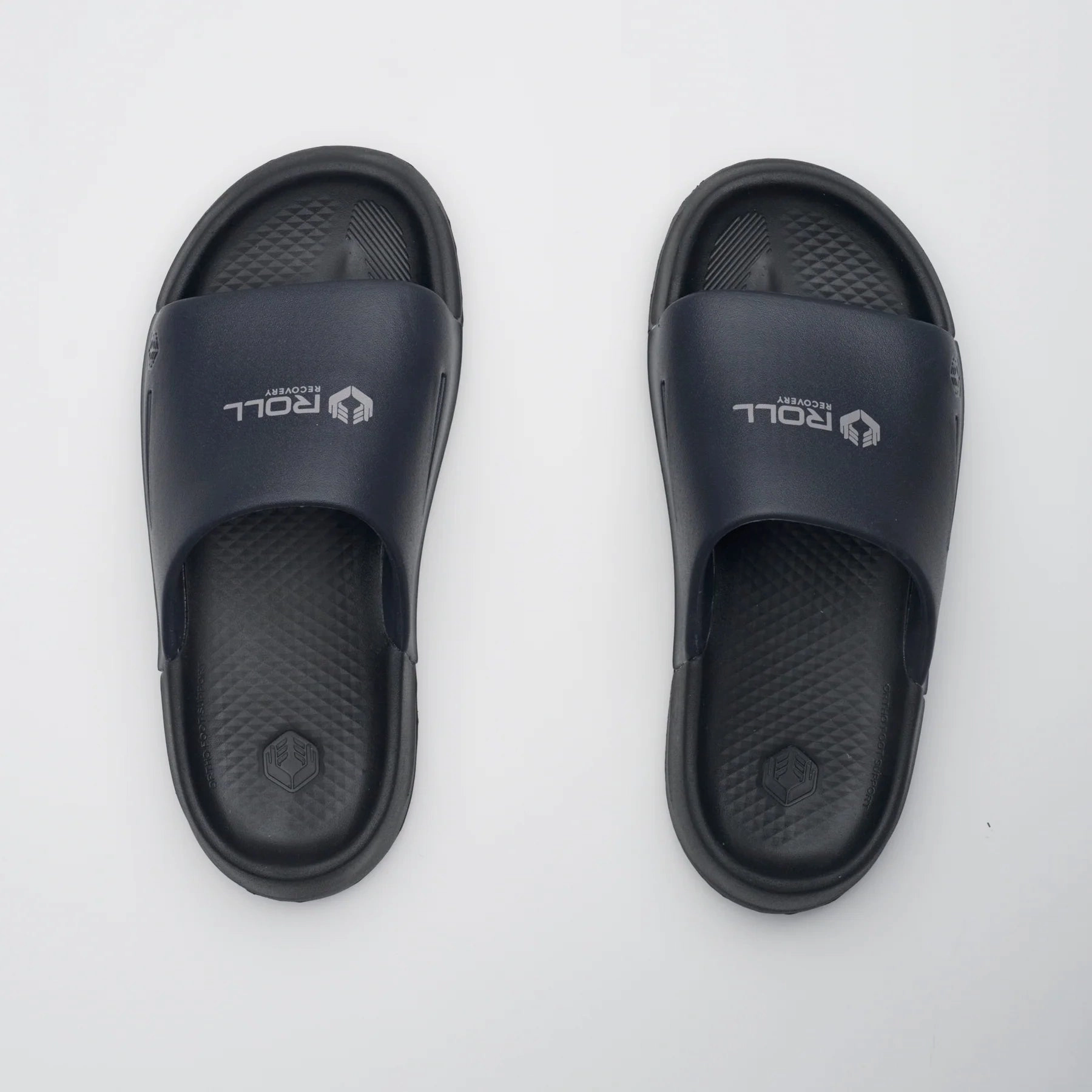 Stability Running Shoes For Pronation Roll Recovery | SUPERPLUSH Slide | Women's | Carbon Black