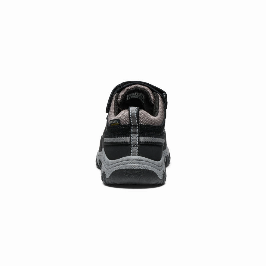 Little Kids' Targhee IV Waterproof Hiking Shoe  |  Black/Steel Grey The North Face Vectiv Taraval Hiking Shoes