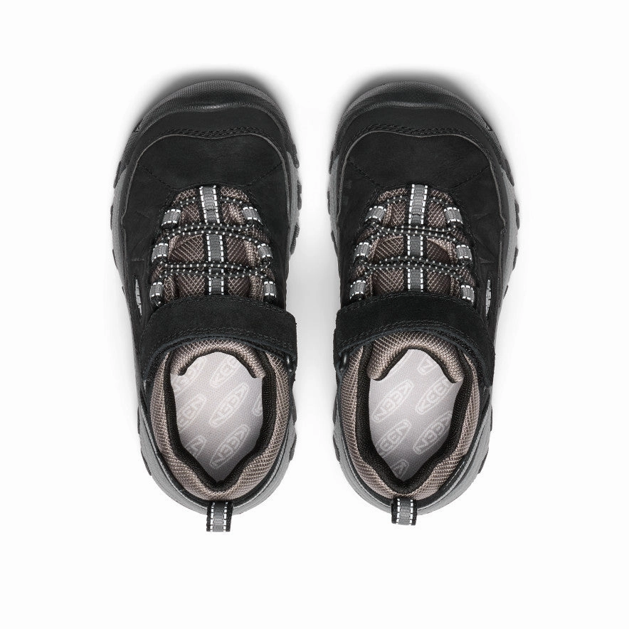 Rock Climbing Shoes Melbourne Little Kids' Targhee IV Waterproof Hiking Shoe  |  Black/Steel Grey