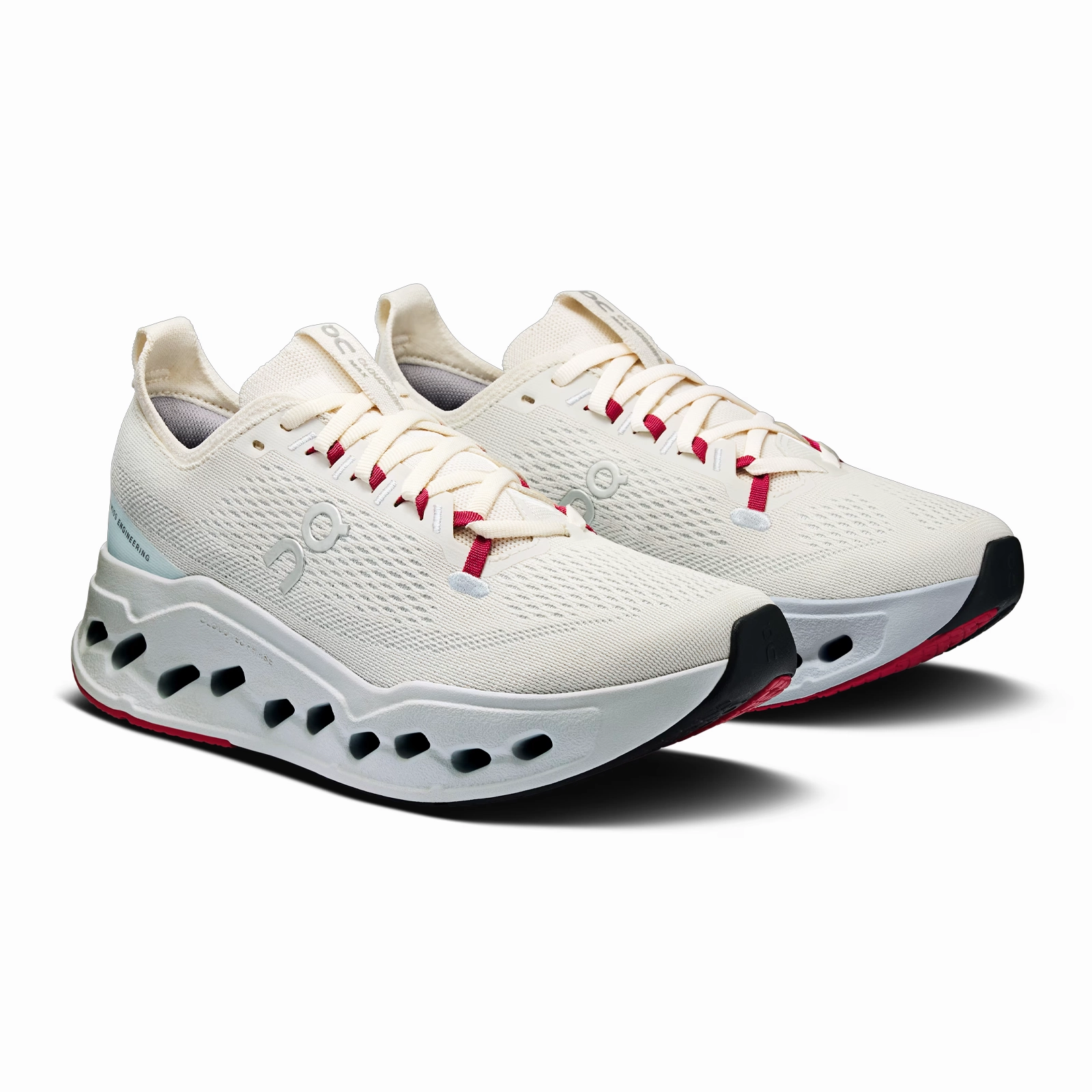 Best Running Shoe Store Nyc Gait Analysis On Running Cloudsurfer Max Running Shoe (Women) - Ivory/Arctic