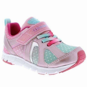 Tsukihoshi Rainbow Rose Mint Girls' Running Shoes Machine Washable Spray On Running Shoes
