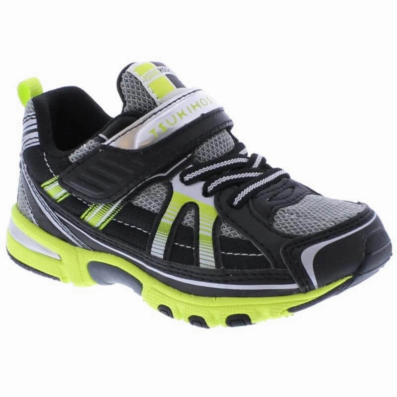 Tsukihoshi Storm Boys Black Lime Running Shoes - Lightweight, Machine Washable Sneakers for Big Kids & Toddlers Running Shoes Reviews