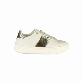 Leggings And Sneakers U.S. POLO ASSN. Beige Polyethylene Women Sneaker
