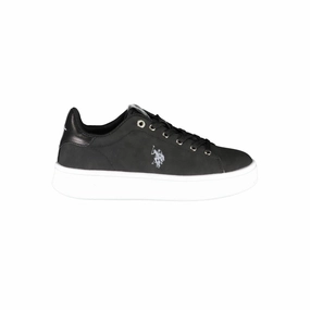 Sneakers Extra Wide U.S. POLO ASSN. Black Polyester Women Sneaker