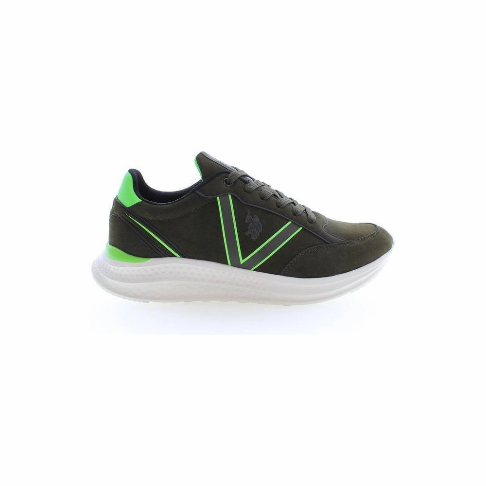 U.S. POLO ASSN. Green Polyester Men Sneaker Thom Mcan Casual Shoes