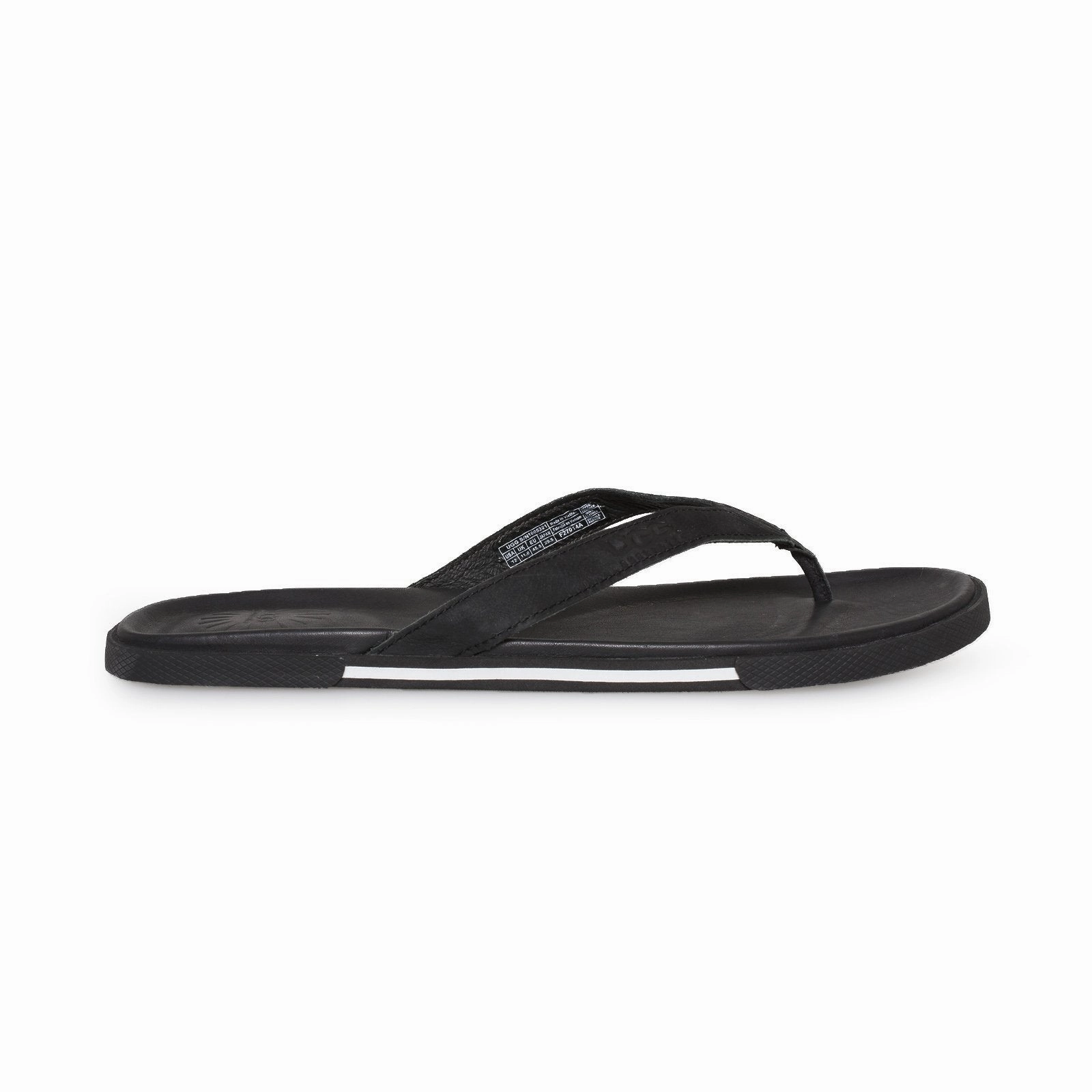 UGG Bennison II Black Flip Flops - Men's Mickey Mouse Flip Flops