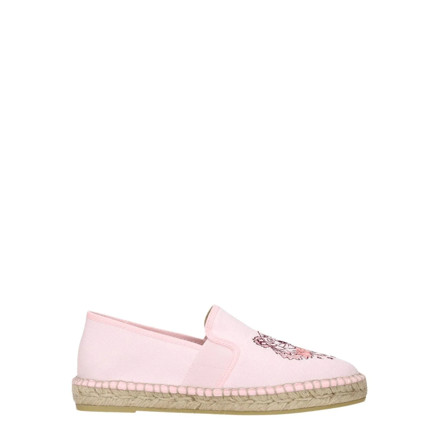 Kenzo Pink Fabric Espadrilles Flat Shoes Short Dresses