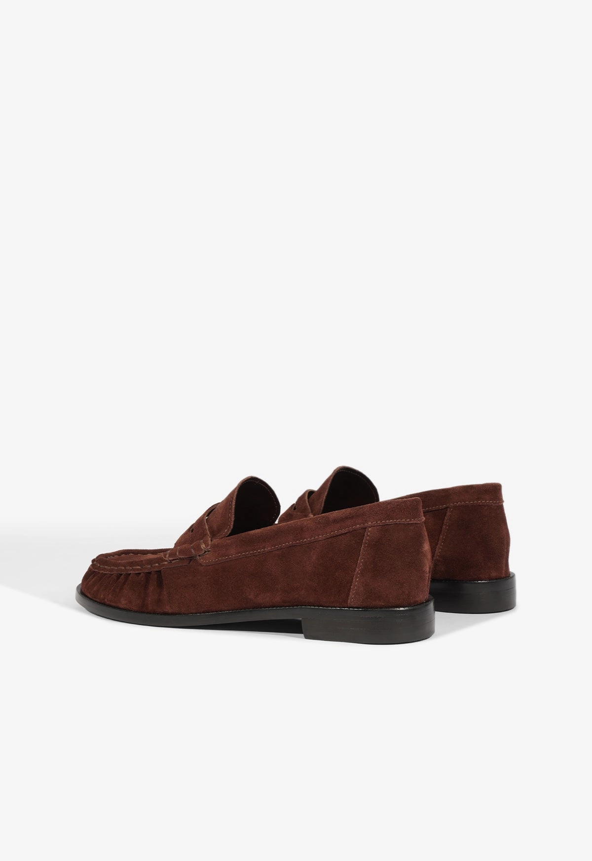 Tyche Suede Flat Wide Toe Box Shoes