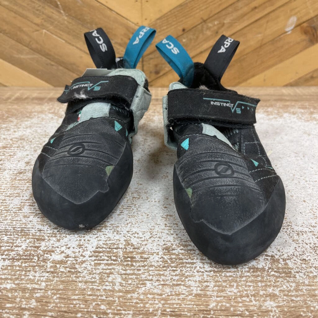 Climbing Shoes Casper Wy Scarpa - Women's Instinct VS Climbing Shoes - MSRP $239: Black/Blue-women-37.5