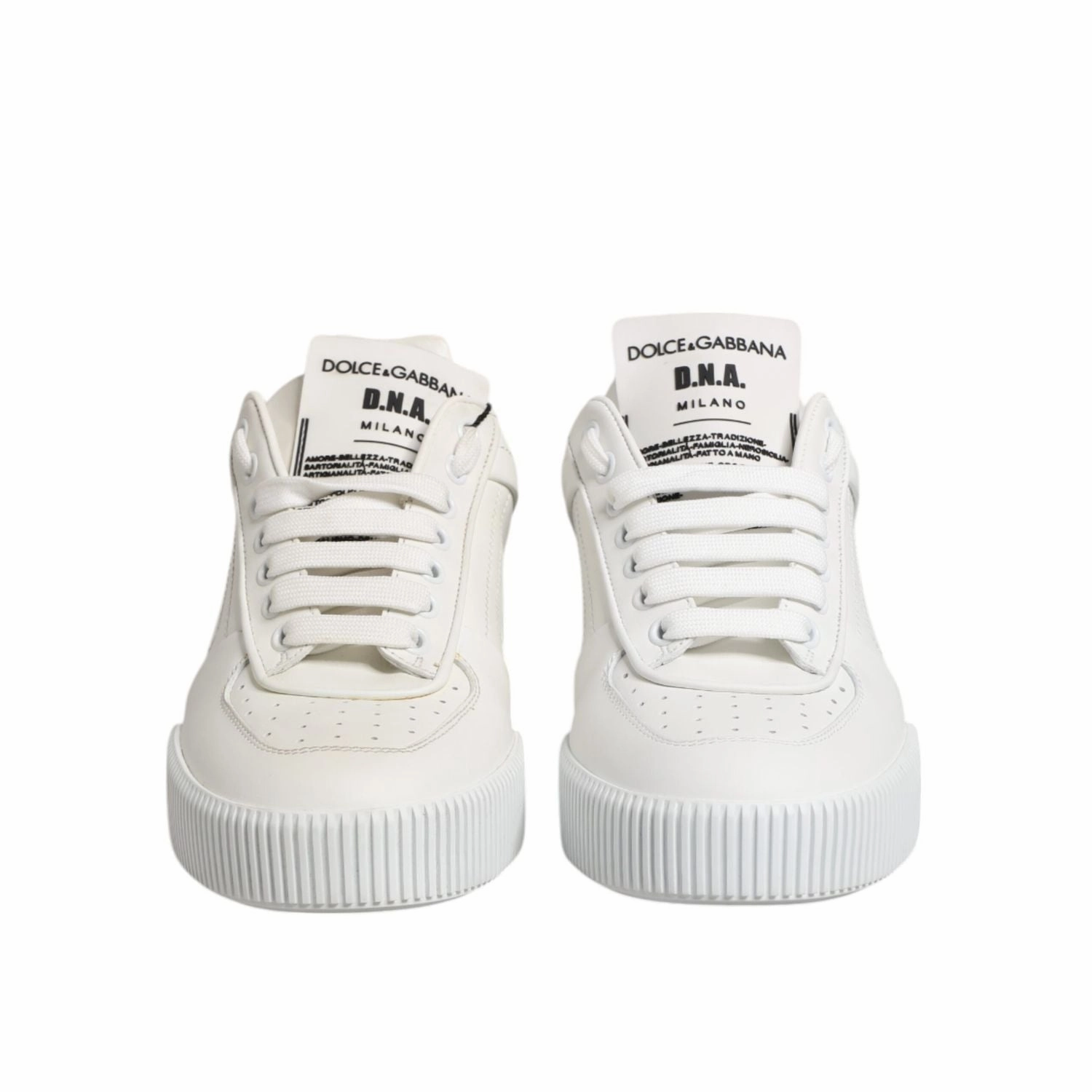 Best Sneakers Of All Time Dolce & Gabbana White Miami Leather Low Top Sneakers Shoes