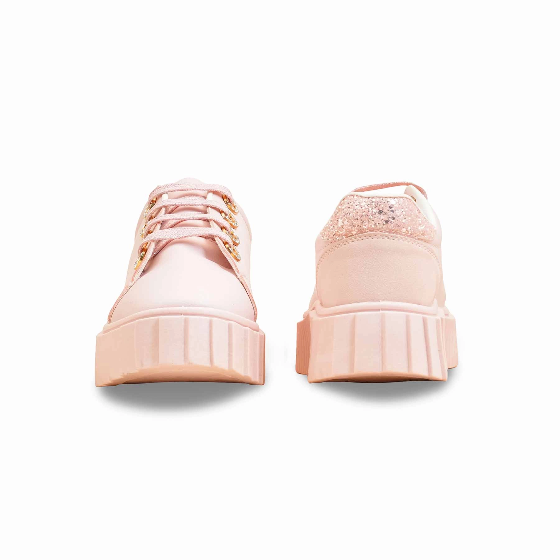 Casual Rubber Sole Shoes Pink Casual Sneaker For Women AT7448