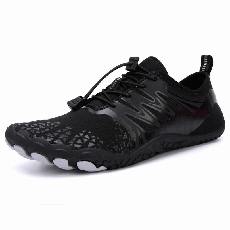 Trail Running Shoes Meaning Black Trail V-Runner Pro - Universal Non-Slip Barefoot Shoes
